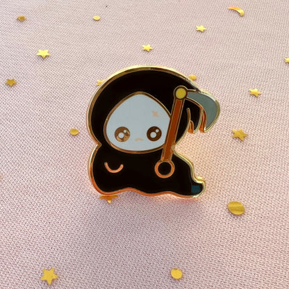 Black Grim Reaper Pin