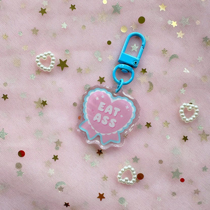 Eat Ass Keychain