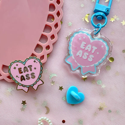 Eat Ass Keychain