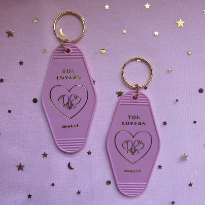 The Lovers Motel Retro Keychain