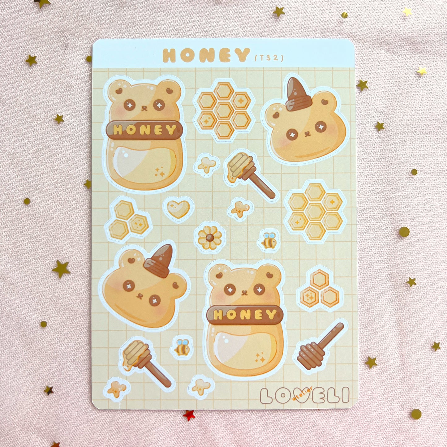 Honey Bear Stickers
