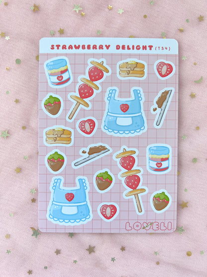 Strawberry Delight Stickers