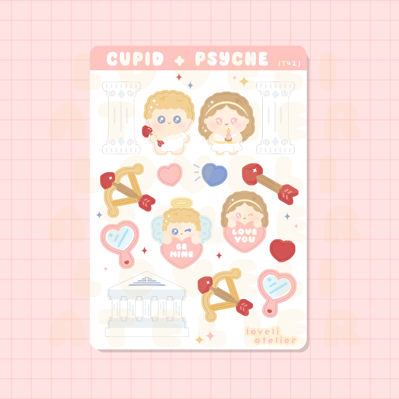 Cupid & Psyche Stickers